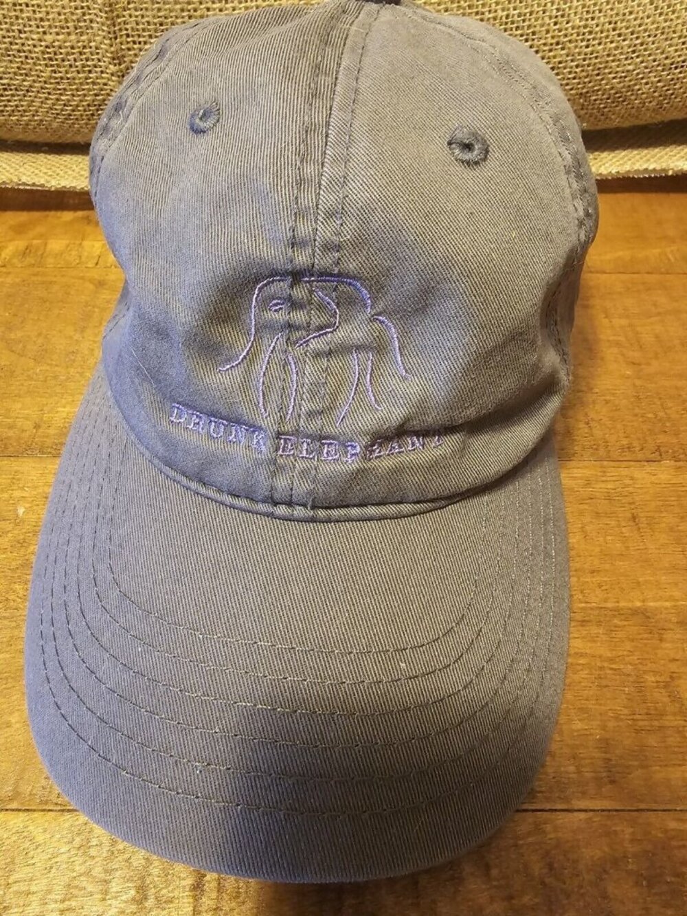 Chok Lids Women's Gray With Purple Drunk Elephant /Sweet-B Strapback Hat